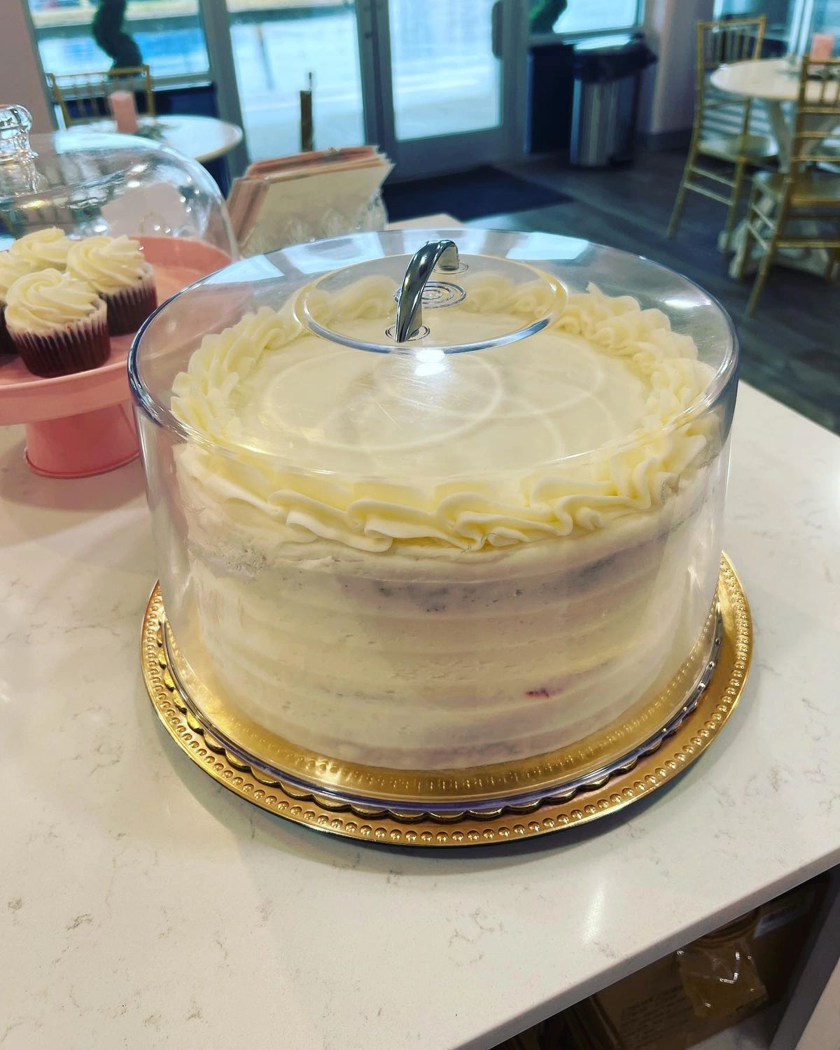 Red velvet cake with cream cheese buttercream, Owensboro bakery