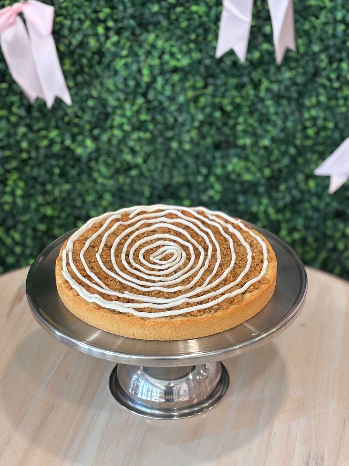 Something to Snicker About cookie cake with cinnamon crumble