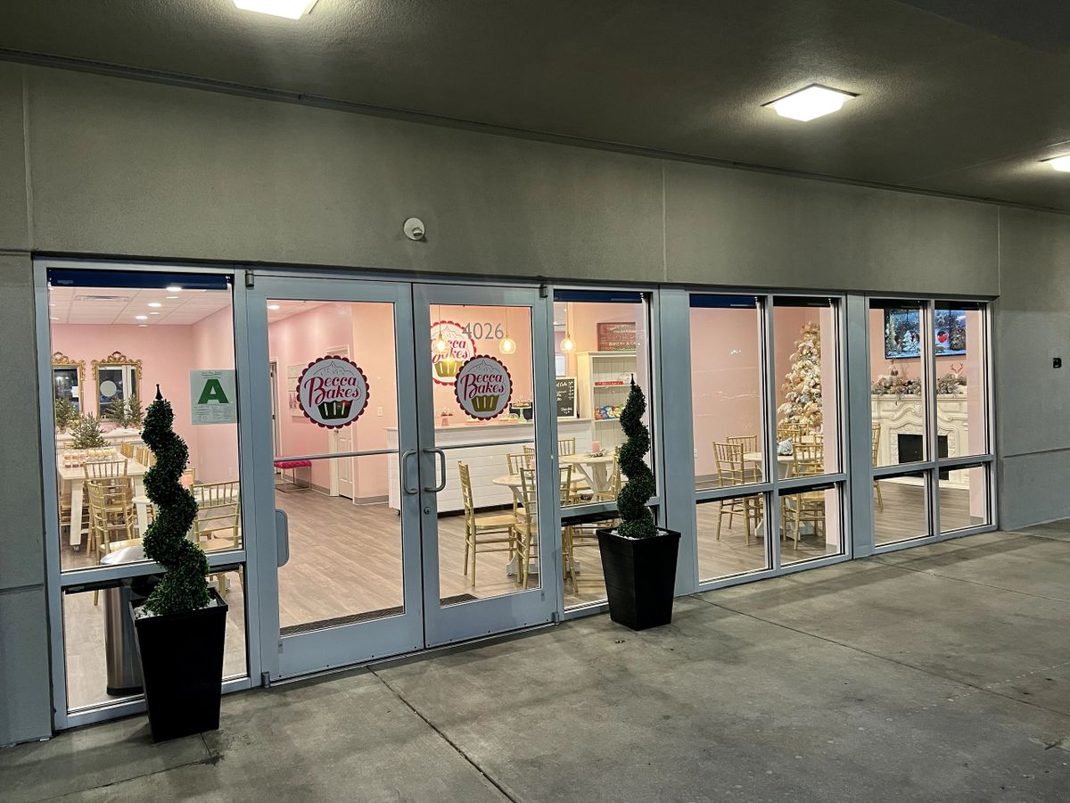 Becca Bakes storefront and party room at 4026 Frederica Street, Owensboro KY